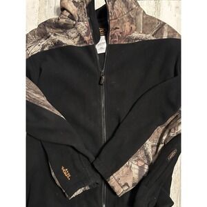 Yukon Gear Jacket  | Fleece Jacket Black Camo Size X-Large